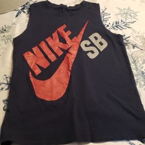 Boys Nike no sleeve shirt.